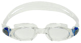 Aqua Sphere Mako Goggles Clear/Blue Buckles with Clear Lens