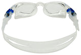 Aqua Sphere Mako Goggles Clear/Blue Buckles with Clear Lens