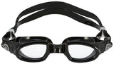 Aqua Sphere Mako Goggles Black/Black Buckles with Clear Lens