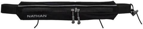Nathan Mirage Pak Plus Adjustable Running Belt - Black/Reflective Silver One Size