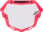 Tangent Pro Ventril 3D Number Plate Neon Pink/White