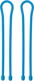 Nite Ize Gear Tie Reusable Rubber Twist Tie - 12 2 Pack Bright Blue