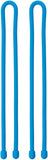 Nite Ize Gear Tie Reusable Rubber Twist Tie -  24 2 Pack Bright Blue