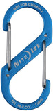 Nite Ize S-Biner #3 Aluminum Dual Carabiner: Each Anodized Blue