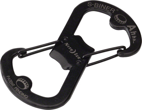 Nite Ize S-Biner Ahhh Bottle Opener/ Carabiner: Black