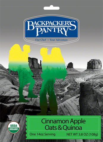 Backpacker's Pantry Organic Cinnamon Apple Oats and Quinoa 1 Serving