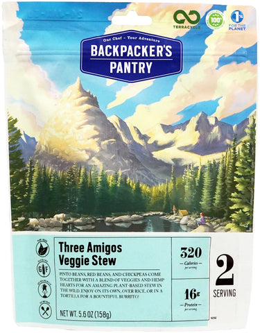 Backpacker's Pantry Three Amigos Veggie Stew 2 Servings