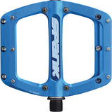 Spank Spoon 110 Pedals - Platform Aluminum 9/16 110mm Wide Blue