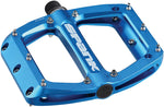 Spank Spoon 100 Pedals - Platform Aluminum 9/16 100mm Wide Blue