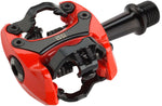 iSSi Flash II Pedals Dual Sided Clipless Aluminum 9/16 New Red