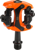 iSSi Flash II Pedals Dual Sided Clipless Aluminum 9/16 Orange