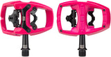 iSSi Flip III Pedals Single Side Clipless with Platform Aluminum 9/16 iSSi Pink