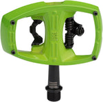 iSSi Flip III Pedals Single Side Clipless with Platform Aluminum 9/16 Lime