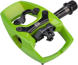 iSSi Flip III Pedals Single Side Clipless with Platform Aluminum 9/16 Lime