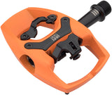 iSSi Flip III Pedals Single Side Clipless with Platform Aluminum 9/16 OrangeYou