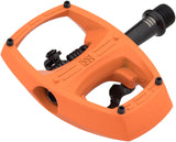 iSSi Flip III Pedals Single Side Clipless with Platform Aluminum 9/16 OrangeYou