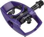 iSSi Flip III Pedals Single Side Clipless with Platform Aluminum 9/16 Violet