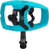 iSSi Flip III Pedals Single Side Clipless with Platform Aluminum 9/16 Teal