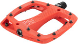 iSSi Thump Pedals Platform Composite 9/16 Red Replaceable Pins