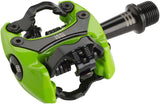 iSSi Flash III Pedals Dual Sided Clipless Aluminum 9/16 Lime Green