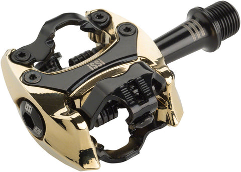 iSSi Flash III Pedals Dual Sided Clipless Aluminum 9/16 Gold