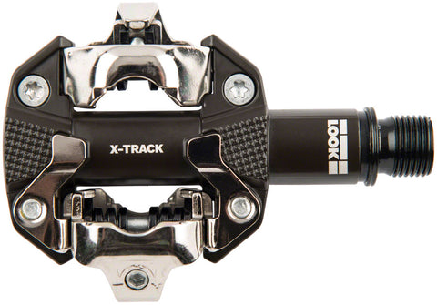 LOOK XTRACK Pedals Dual Sided Clipless Chromoly 9/16 GRAY