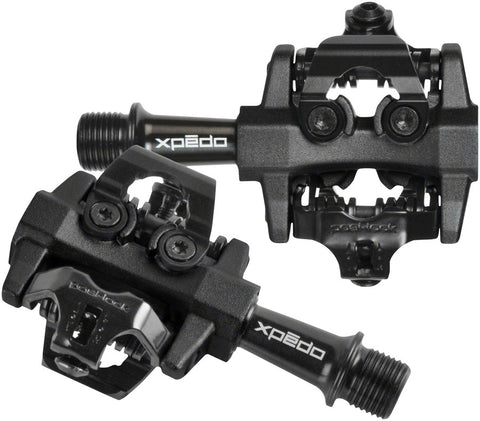 Xpedo CXR Pedals - Dual Sided Clipless Chromoly 9/16 Black