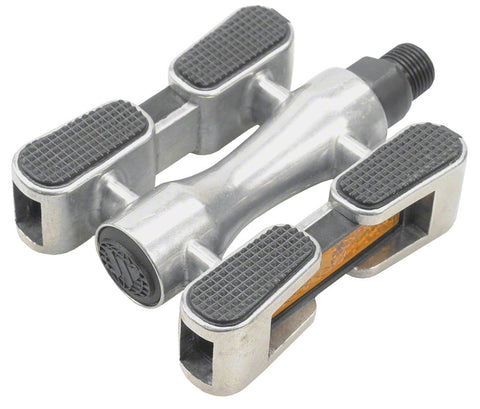 Dimension Cruiser Pedals Platform Aluminum 9/16 Silver/Black