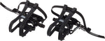 Dimension Compe Combo Pedals/Toe Clip Combo Aluminum 9/16 Black