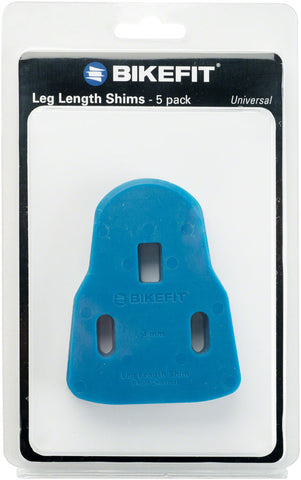 BikeFit Leg Length Shims - Universal Look/Time/Shimano SL 3-Hole 3mm 5-Pack
