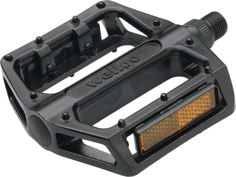 Wel LGo B087 Pedals Platform Aluminum 9/16 Black