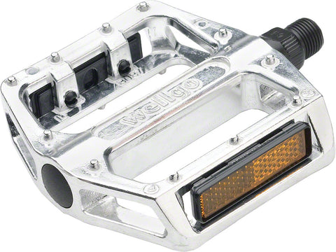 Wel LGo B087 Pedals Platform Aluminum 9/16 Silver