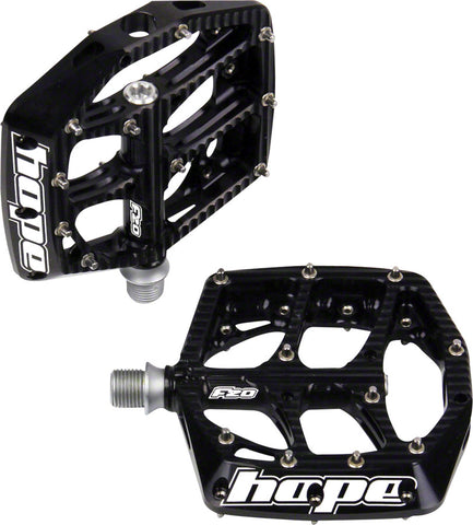 Hope F20 Pedals Platform Aluminum 9/16 Black