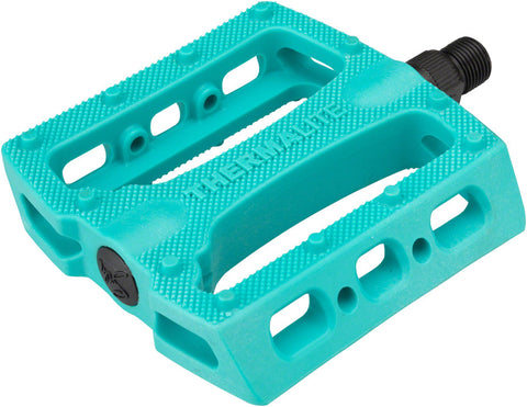 Stolen Thermalite Pedals Platform Composite/Plastic 9/16 Caribbean Green