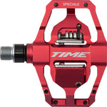 Time SPECIALE 12 Pedals Dual Sided Clipless with Platform Aluminum 9/16 Red