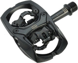 iSSi Trail III Pedals Dual Sided Clipless with Platform Aluminum 9/16 Black out