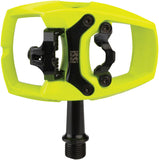 iSSi Flip II Pedals Single Side Clipless with Platform Aluminum 9/16 Yellow