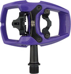 iSSi Flip II Pedals Single Side Clipless with Platform Aluminum 9/16 Violet