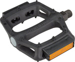 DMR V6 Pedals Platform Plastic 9/16 Black with Reflectors