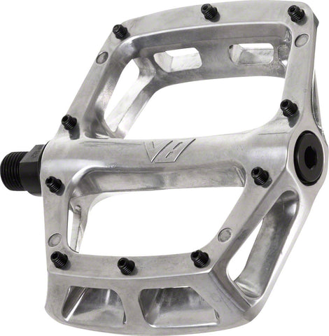 DMR V8 Pedals Platform Aluminum 9/16 Polished Silver