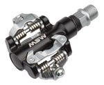 MSW MP100 Pedals Dual Sided Clipless Aluminum 9/16 Black/Silver