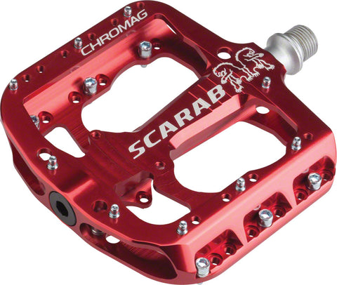 Chromag Scarab Pedals Platform Aluminum 9/16 Red