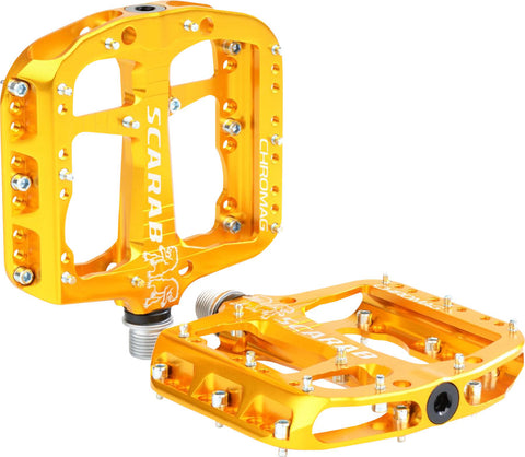 Chromag Scarab Pedals Platform Aluminum 9/16 Gold