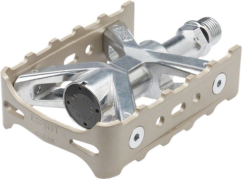 MKS Esprit Pedals Platform Aluminum 9/16 Silver