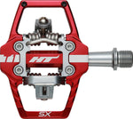 HT T1SX BM XSX Pedals Dual Sided Clipless with Platform Aluminum 9/16 Red