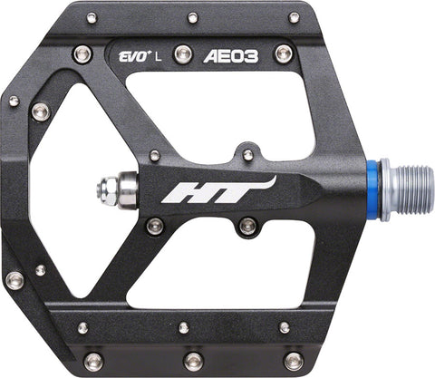 HT AE03 Evo+ Pedals Platform Aluminum 9/16 Black