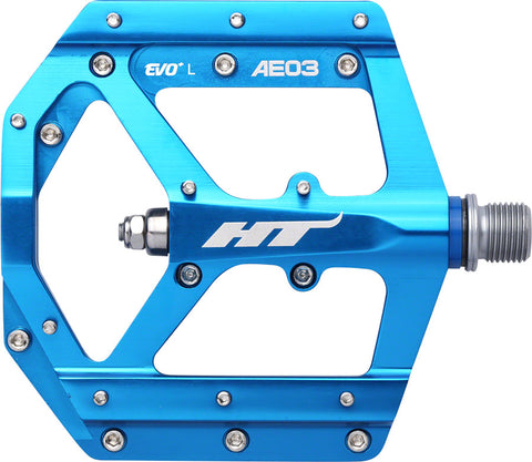 HT AE03 Evo+ Pedals Platform Aluminum 9/16 Marine Blue