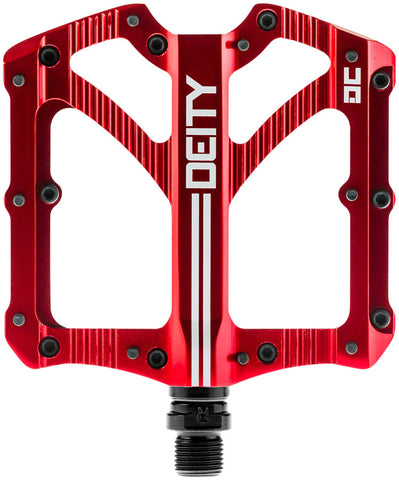 Deity Bladerunner Pedals Platform Aluminum 9/16 Red