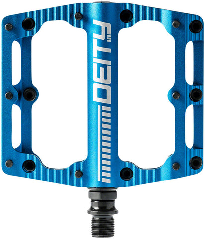 Deity Black Kat Pedals Platform Aluminum 9/16 Blue