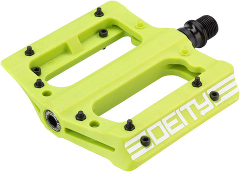 Deity Compound Pedals Platform Composite 9/16 Green/White